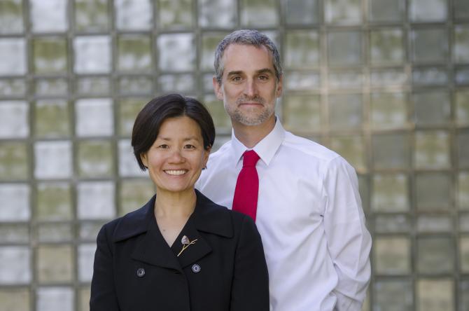 Helen Kim and Noah Leavitt