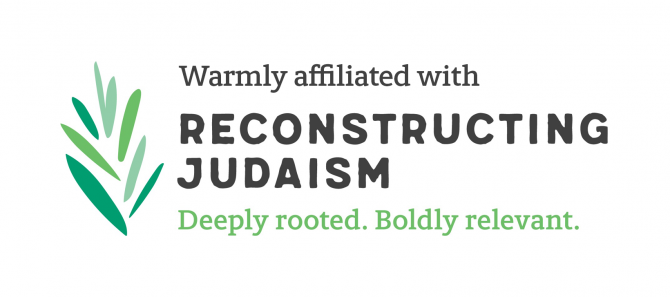 Warmly affiliated with Reconstructing Judaism