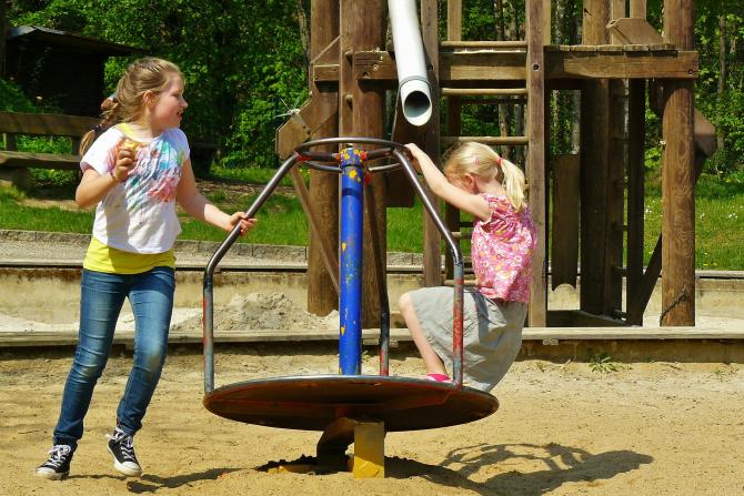 children playing