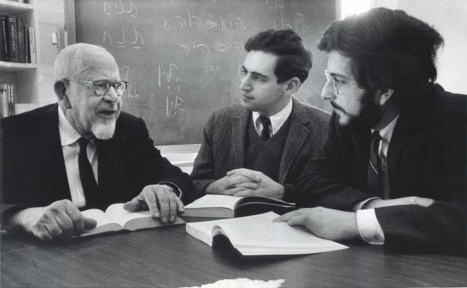 Mordecai M. Kaplan teaching at RRC.