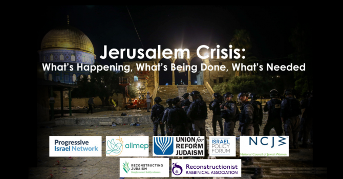 Jerusalem Crisis: What's happening, what's being done, what's needed