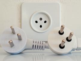 Israeli electrical plug and socket