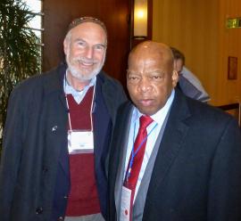 Congressman John Lewis and Rabbi Mordechai Liebling