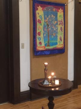 In addition to Shabbat candles, Mayim Rabim, in Minneapolis, lit an additional Shabbat candle for Dan Leger, who was seriously wounded in the attack. Congregants also lit a yahrzeit candle for Dr. Jerry Rabinowitz.