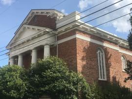 Side view of Temple Beth Hatfiloah