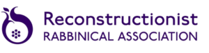 Logo of the Reconstructionist Rabbinical Association with a purple pomegranate symbol.