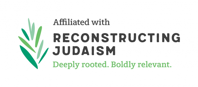 Affiliated with Reconstructing Judaism graphic
