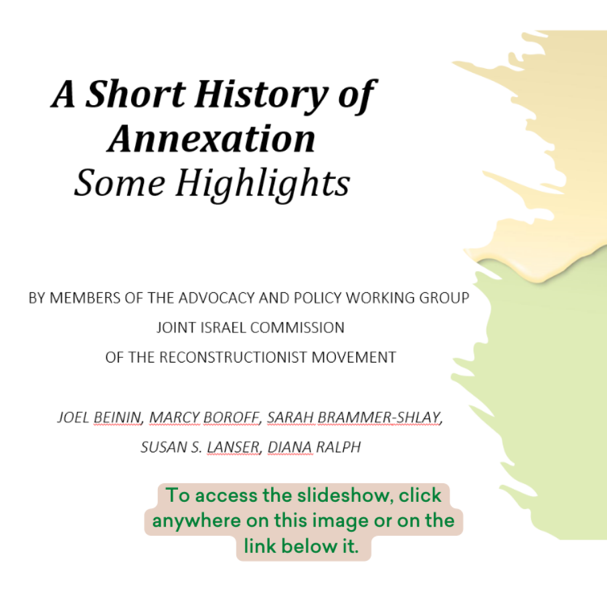 A Short History of Annexation