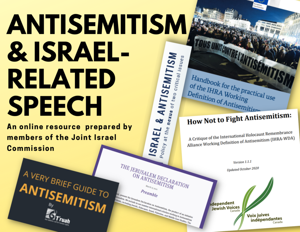 antisemitism and israel speech