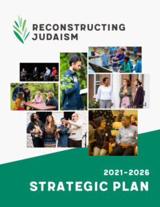 Reconstructing Judaism Strategic Plan cover