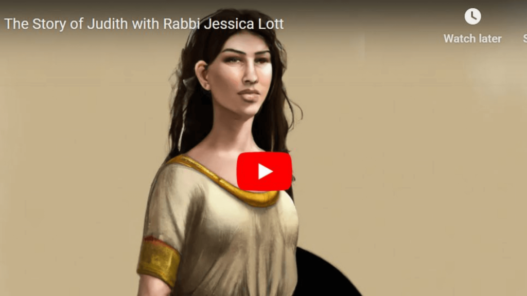 Illustration of the Biblical figure Judith