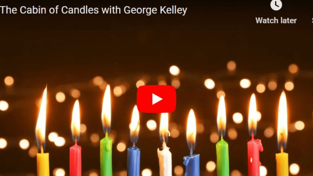 video still of multicolored candles