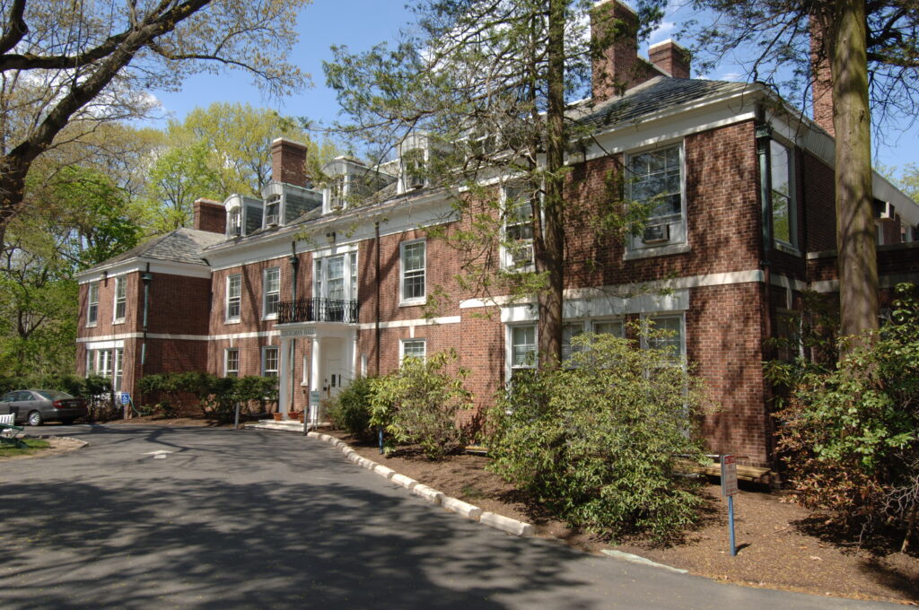 RRC's building as viewed from the parking lot.