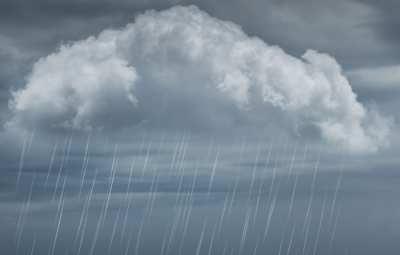 Illustration of a raincloud