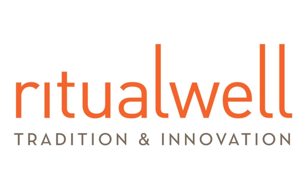 The Ritualwell logo with the tagline “Tradition & Innovation” in orange and gray text on a white background.